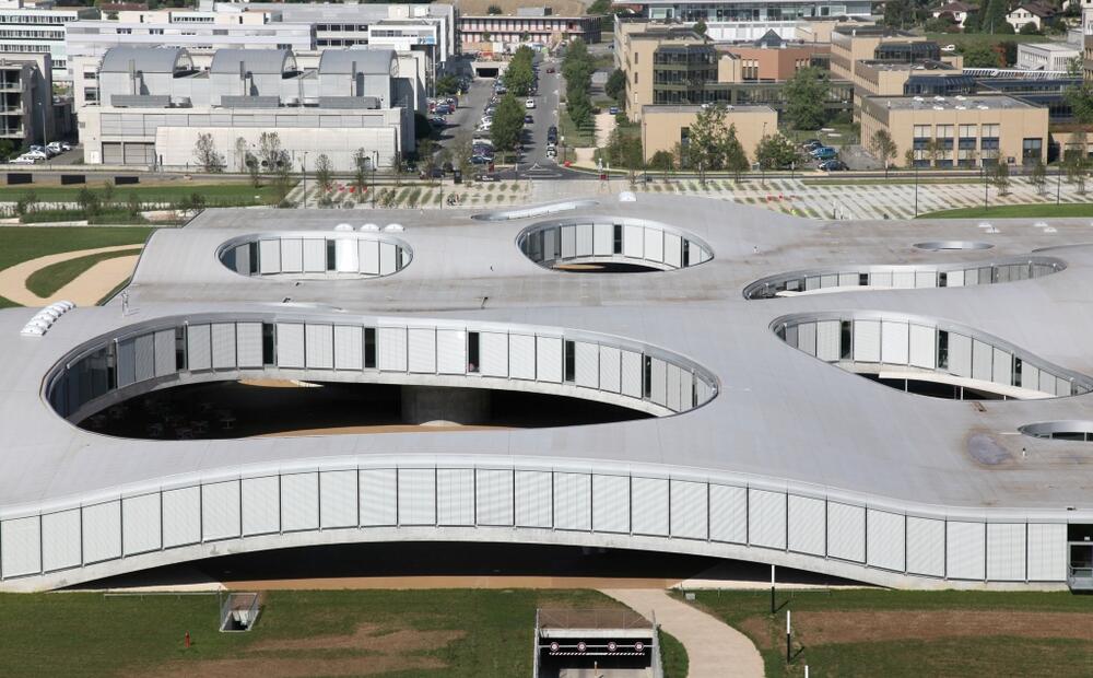 rolex learning center structure